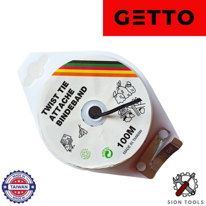 

AT GETTO PENGIKAT KABEL TIES KAWAT PENGIKAT / MAGIC TWIST TIE 100 METER