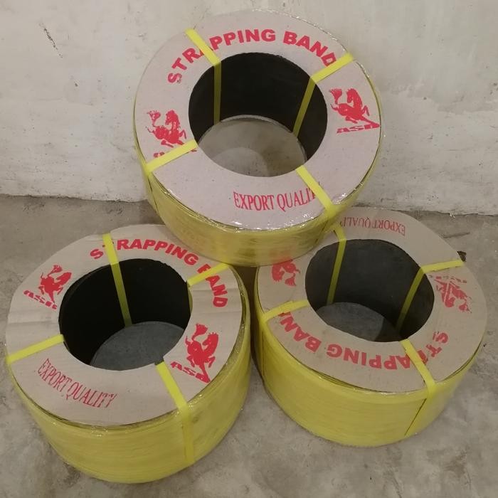 

AT PP Strapping Band / Tali Packing Grade ORI 12mmx0.6mm 10kg(1800m)/rol