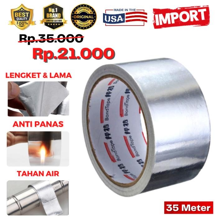 

AT Tape Metalising Lakban Metalising Solasi Panjang 35 M