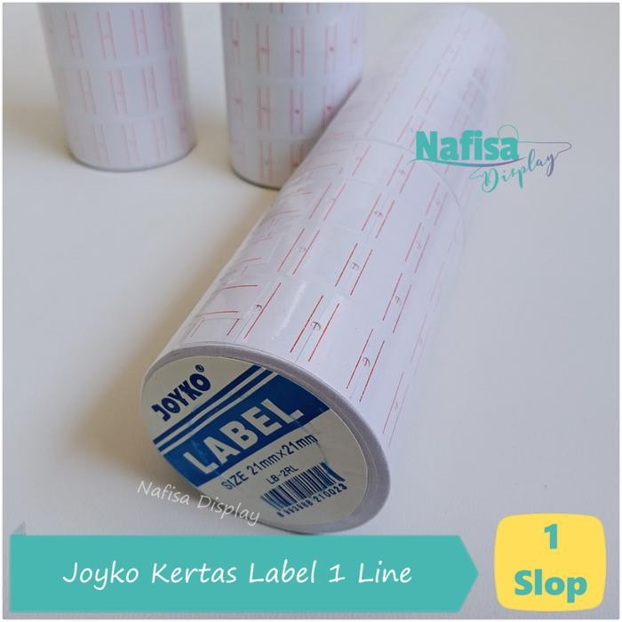 

AT Joyko Kertas Label Putih 1 Line Refill Isi Ulang Labeller 1 Baris Nafisa Display JKL1
