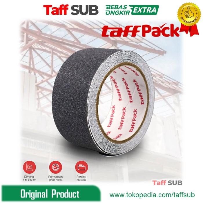

AT Lakban Anti Slip Lantai Licin Safety Walk Tape Kasar Sand Grip 5 Meter TaffSUB Pasir Silika