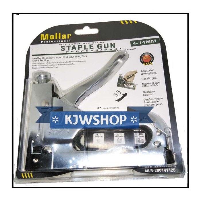 

AT Staple Gun Tacker / Stapler / Staples Tembak PLASTIC merk SELLERY