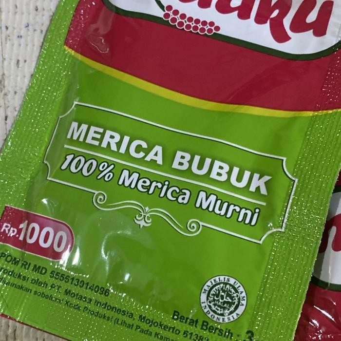 

(Expert) Ladaku merica bubuk 100% lada murni per renceng isi 10 sachet