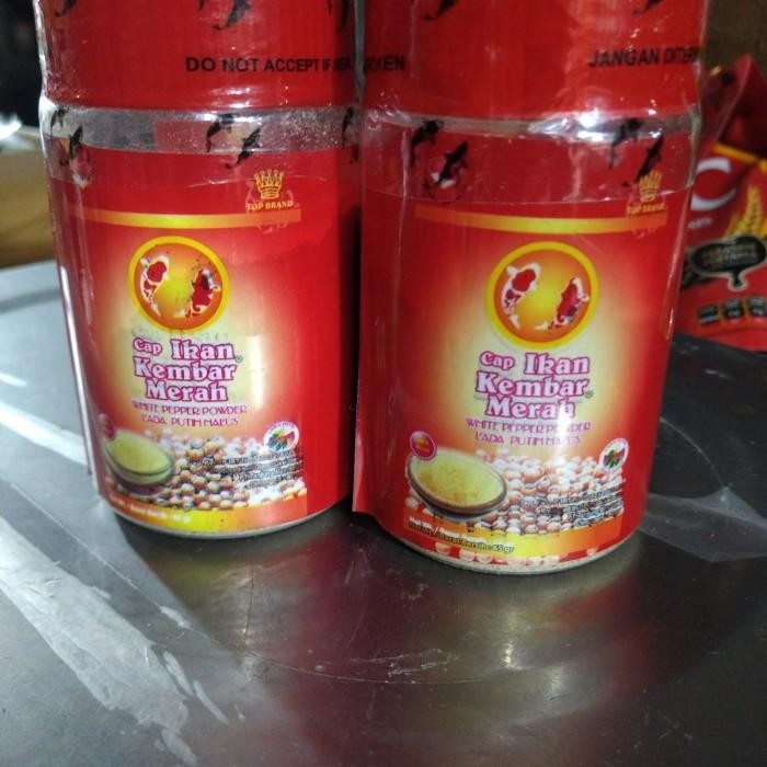 

(Expert) lada putih halus 65gr cap ikan kembar merah