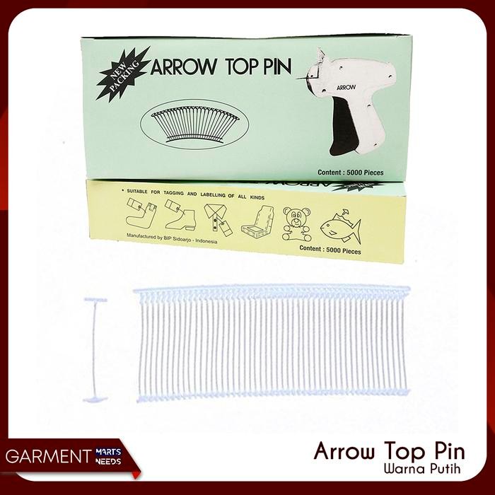 

AT Arrow Top Pin Tag Pin Isi Refill Tag Gun PUTIH