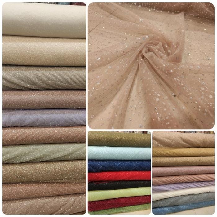 

AT Kain Tile Tulle Crush Snow Glitter Zuhair Sparkle Sugar Candy