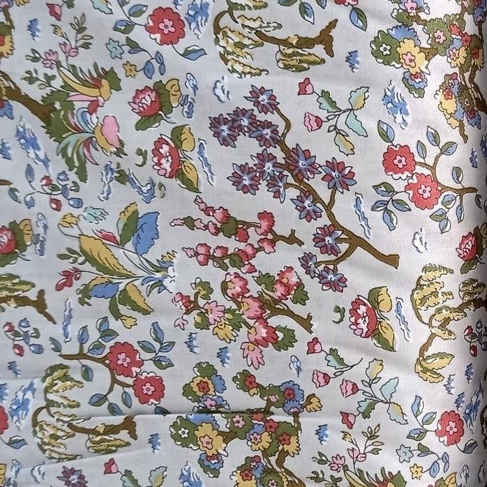 

AT kain katun jepang tokai senko motif taman bunga