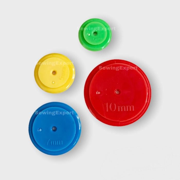 

AT 4pcs Alat Pembuat Kampuh Jahitan Satu Set Beberapa Ukuran / Tracing / Seam Maker Set