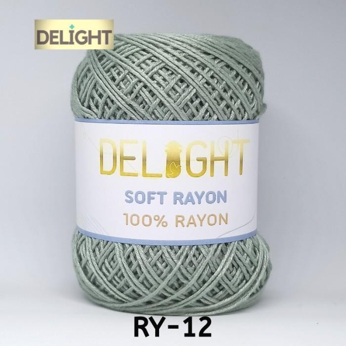 

AT Benang Rajut DELIGHT Soft Rayon (RY-12) Sage Green