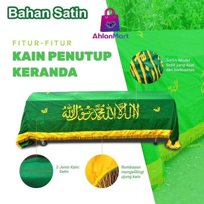 

AT Kain Tutup Keranda Warna Hijau Green