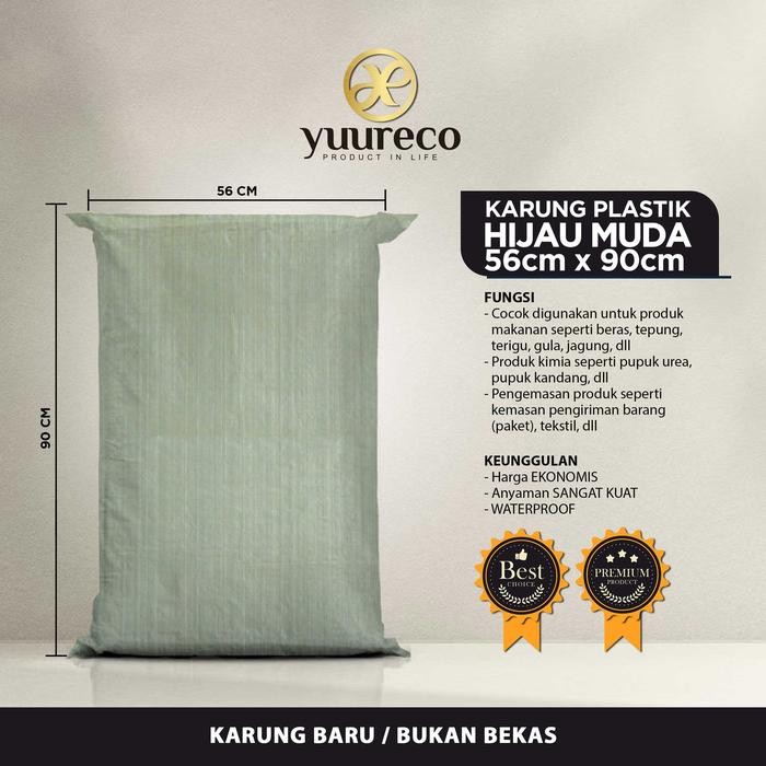 

AT Karung plastik 25kg 50kg kuat jahit baru PER 10pcs by yuureco