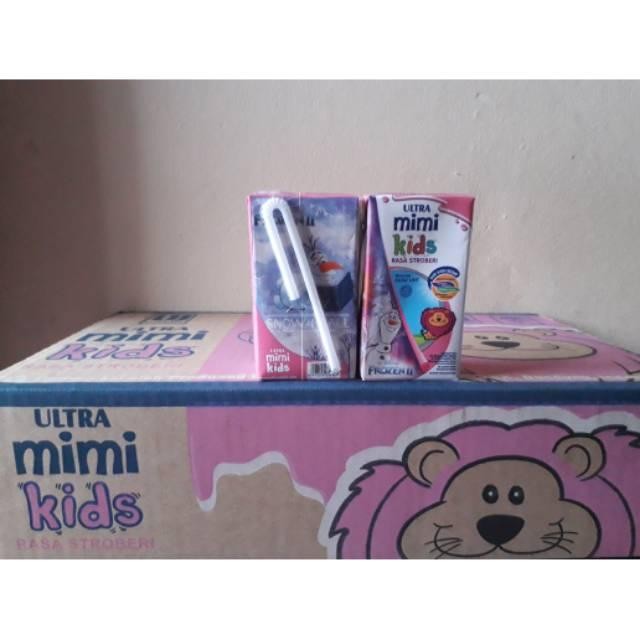 

(Expert) Susu ultra mimi kids rasa stroberi 125ml isi 40 pcs