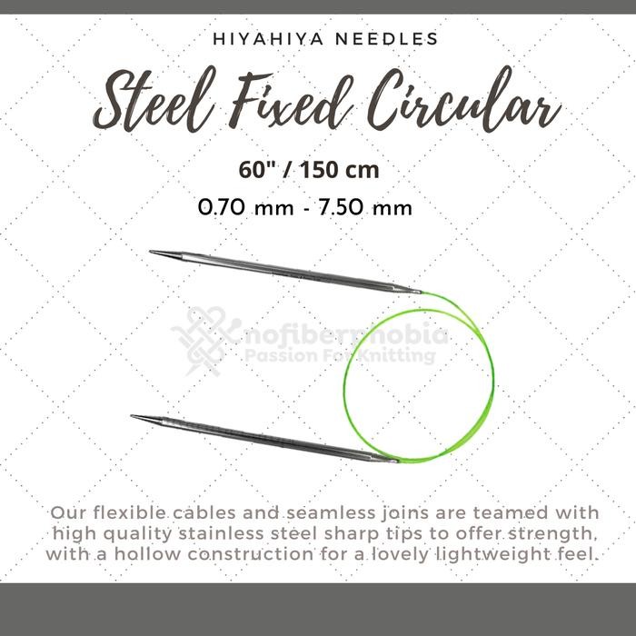 

AT SPECIAL PRICE Jarum Rajut HiyaHiya Steel Fixed Circular 60"/150cm