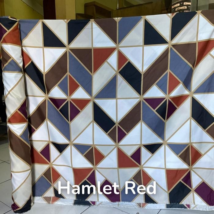 

AT Kain meteran disperse microtex - HAMLET RED