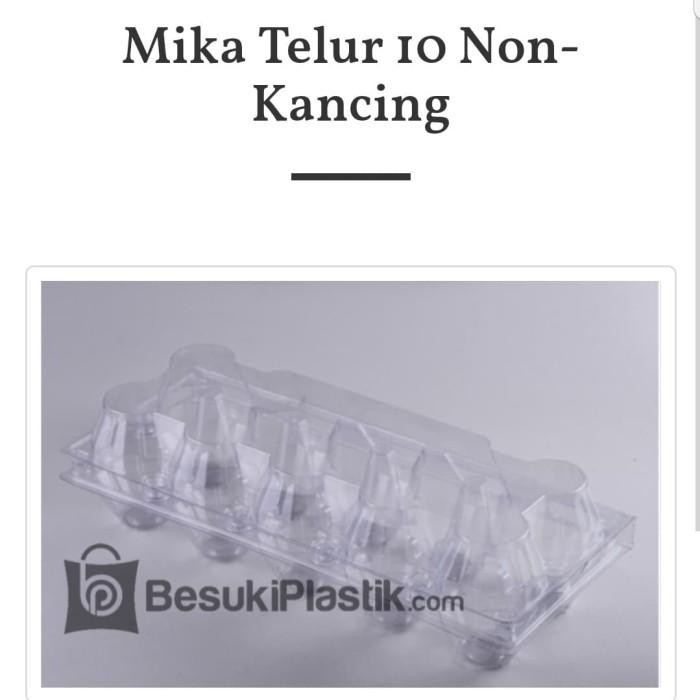 (Expert) Mika Telur isi 10 Non Kancing / Mika Telur / Mika Telur 10