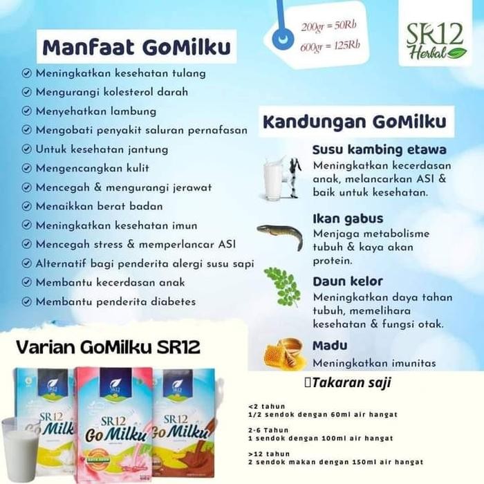 

(Expert) GOMILKU SR12 SUSU KAMBING ETAWA UNTUK KESEHATAN TUBUH