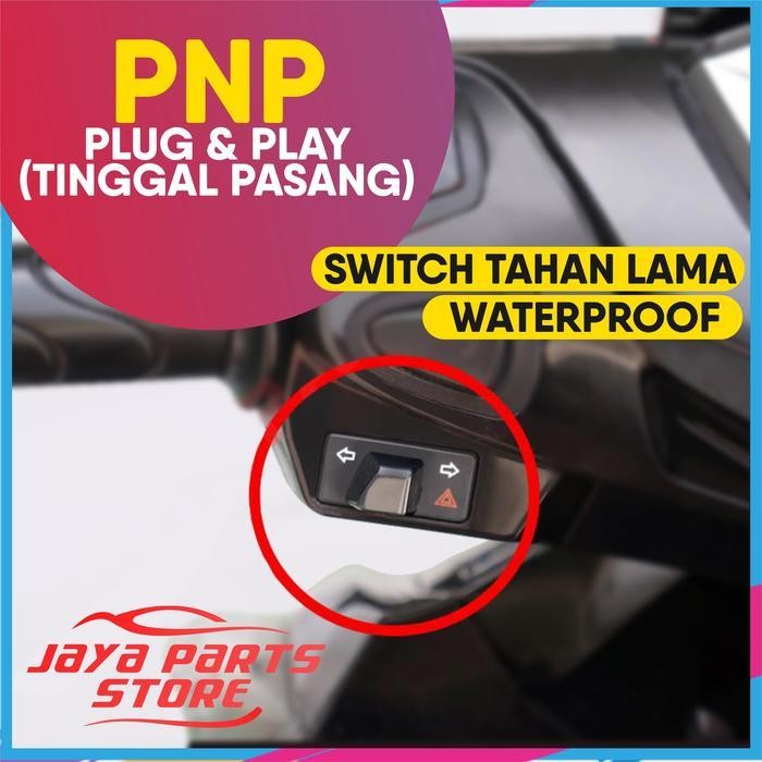 (Expert) PAKET SAKLAR + FLASHER KEDIP CEPAT - Tombol Variasi Modifikasi Motor Yamaha Honda Suzuki /