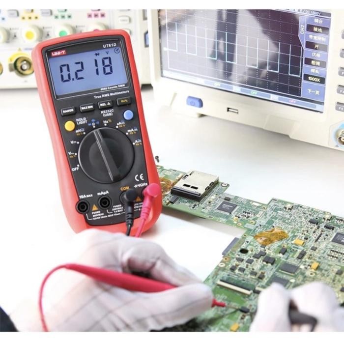 UNI-T UT-61D UT61D TRUE RMA MULTIMETER METER TESTER - SKU 2.002.0209 - TERMURAH