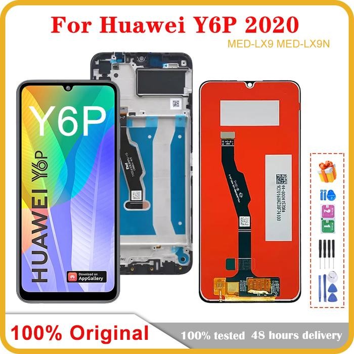 6.3 Original For Huawei Y6P 2020 LCD MEDLX9 MEDLX9N Display T