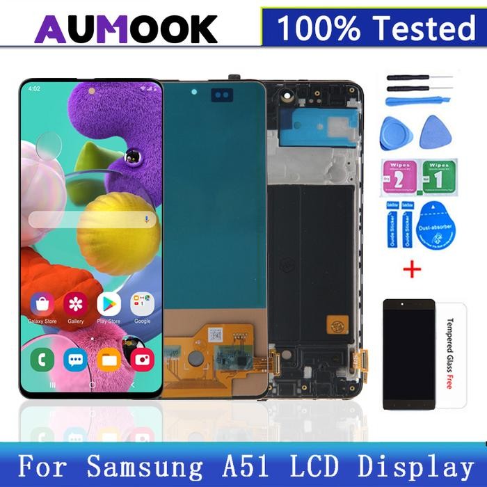Super AMOLED Display For Samsung A51 LCD Touch Screen Digitizer A