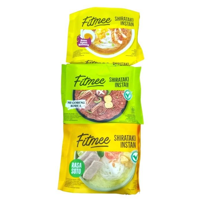 

New Fitmee Halal Mie Shirataki / Mie Diet / Mie kering All Varian