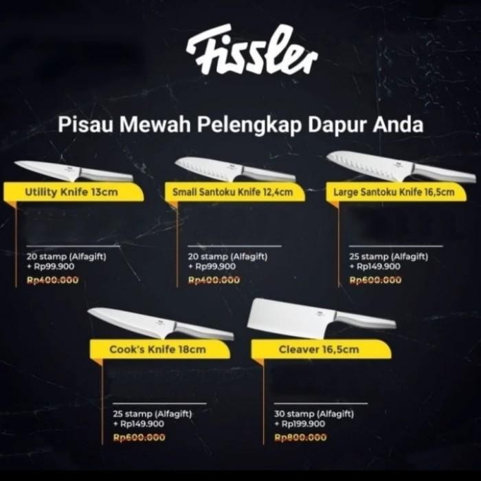 PROMO>>> Fissler Knife CLEAVER 18 cm 7 inch <<<TERBARU