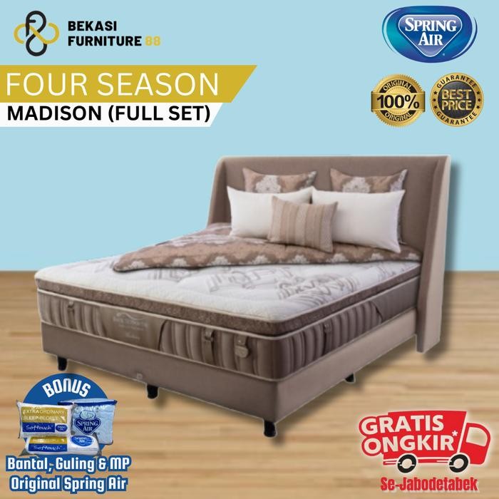 Full Set Kasur Spring Air Spring Bed Four Seasons Madison