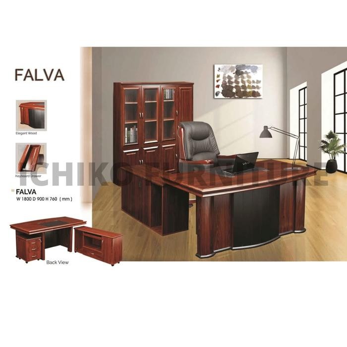 Meja Kayu Exclusive Falva - Iiko Wood Eksekutif Direktur Kantor