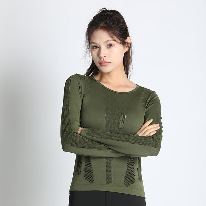 ORIGINAL UNINICE Kaos Se Wanita Lengan Panjang/Baju Atasan OlahWanita Aerobic Fitness Yoga Zumba