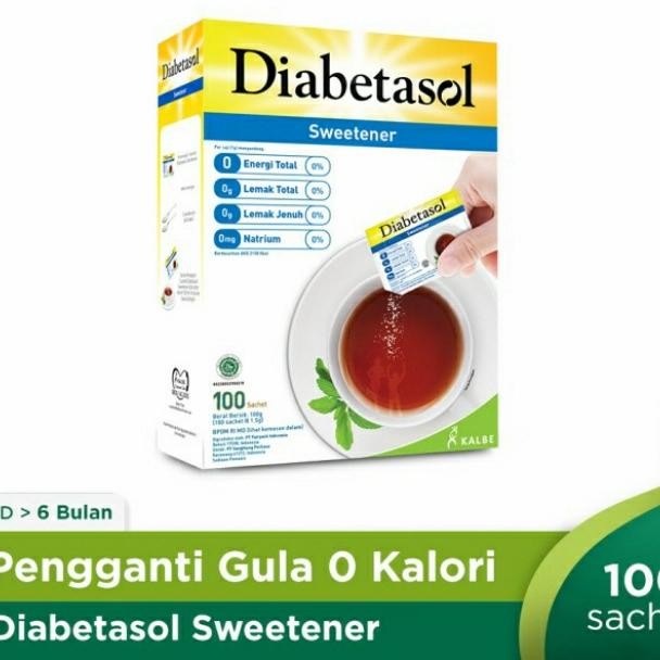 

ORIGINAL Gula diabetasol 100 sachet READY STOCK