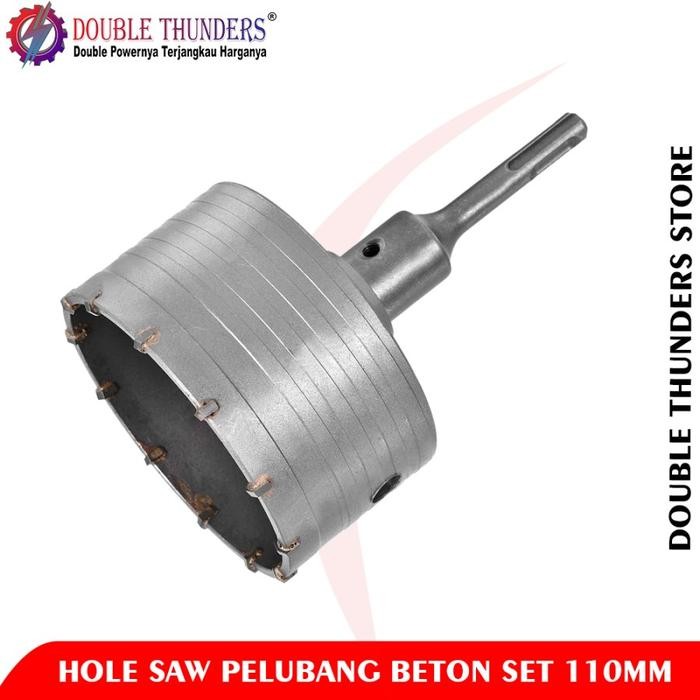 Dt Hole Saw Beton Set 110Mm / Hole Saw Pelubang Beton Set