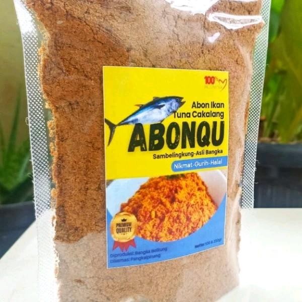

ORIGINAL Abon Ikan Tuna Cakalang Makanan Khas Bangka 250gram Cemilan kering tanpa menggunakan bahan