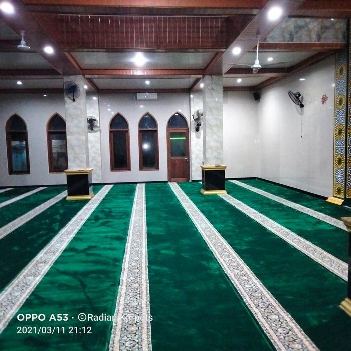 Karpet Masjid Isfahan Made In Turkey 1,2X12 Mtr Lembut