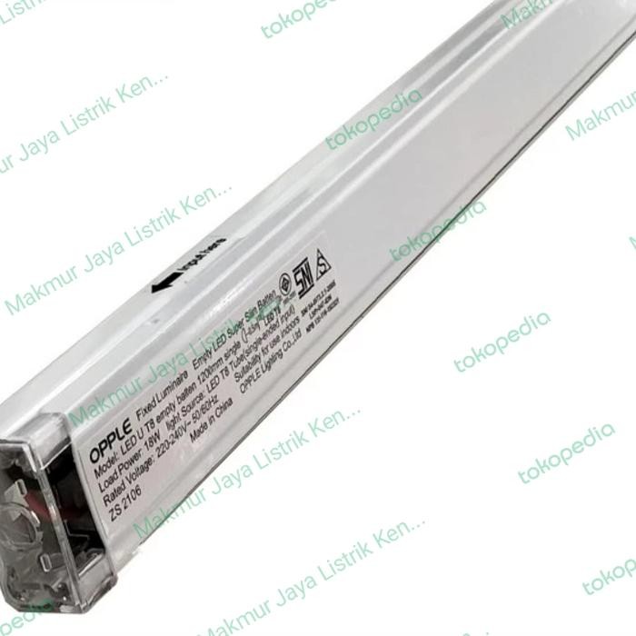 Opple Kap T8 Rumah Kap Balok TL LED 60 cm 120 cm Batten