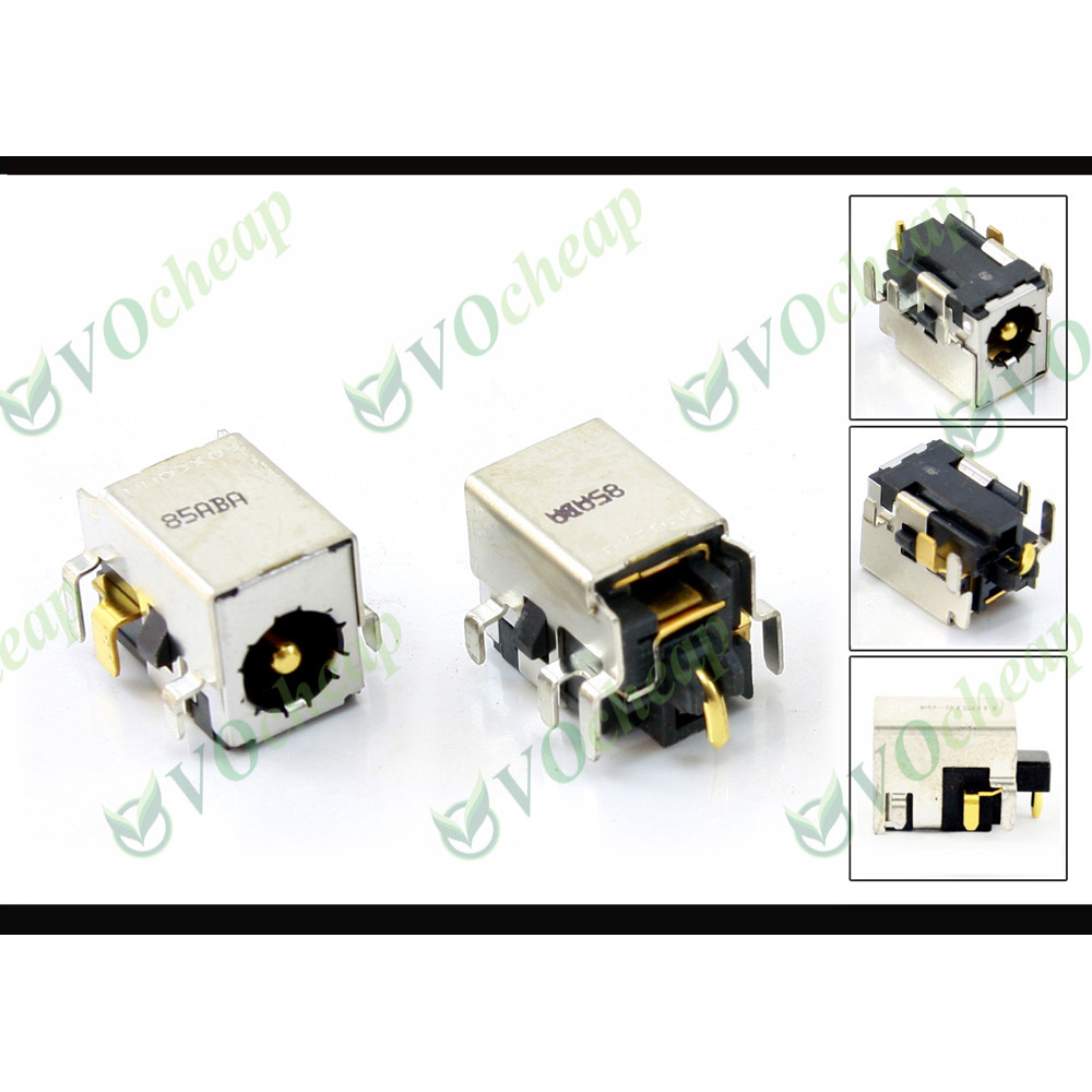 5x Notebook Laptop DC Power Jack (Golden Pin) for HP Compaq NX6110 NC6110 NX6120 NC6120 NX8200