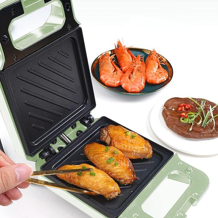 Sandwich Maker Breakfast Machine Electric - Alat Pembuat Roti Sandwich