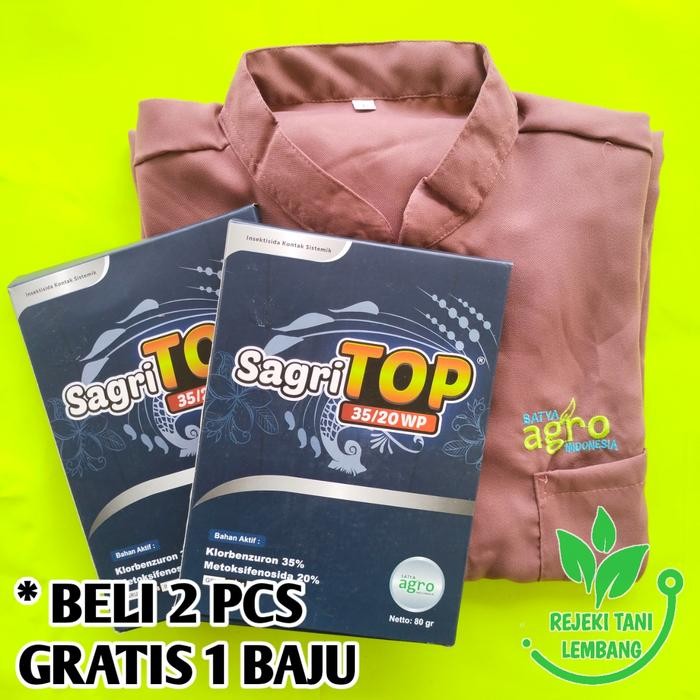 Insektisida Sagri Top 80 Gr Pembasmi Hama Ulat Grayak