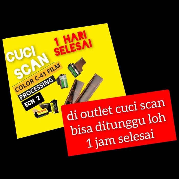 Jasa Develop & Scan / Cuci Roll Film Kamera Analog 35 Mm Ecn / Cinema Tbk