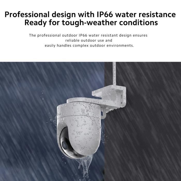 Xiaomi Outdoor Camera Cw400 4Mp 2.5K Kamera Cctv Outdoor 360 Ip66 Waterproof Ai Human Tracking