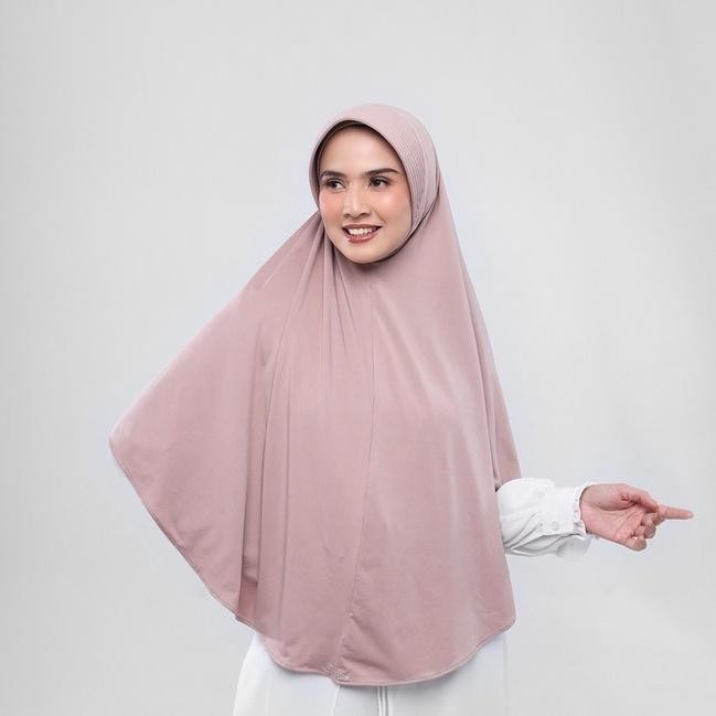 ZARIA KIRANA Hijab bergo instan spandex elzatta Panjang menutup dada