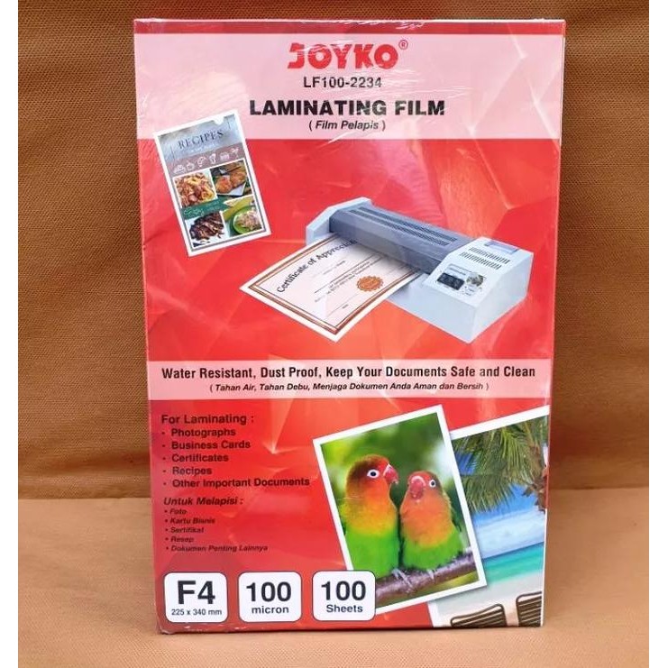 Laminating Joyko F4 / Laminating Folio Plastik