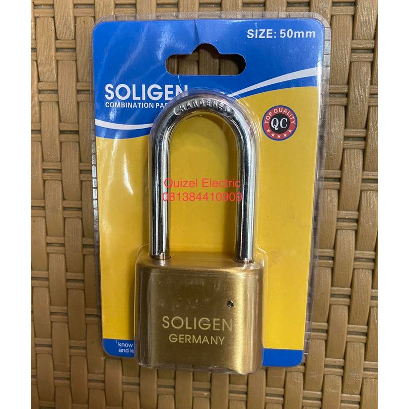 Gembok Panjang Kombinasi Angka Atau Gembok Nomor Soligen