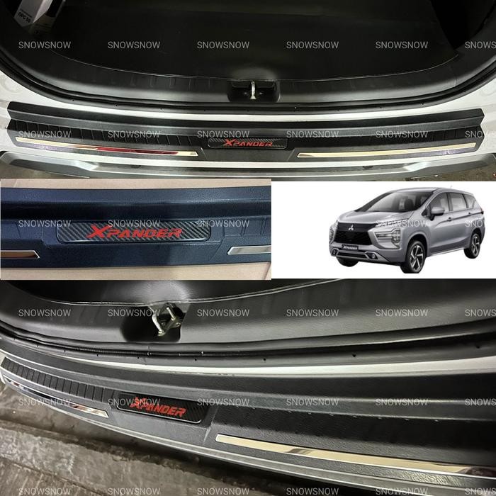 Sillplate Belakang Xpander 2021 2022 Platinum Hitam List Chrome