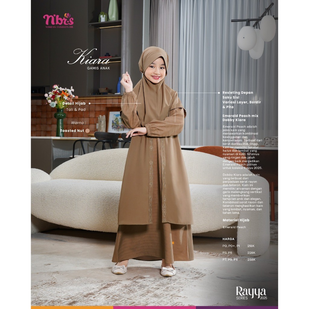 NIBRAS GAMIS ANAK KIARA