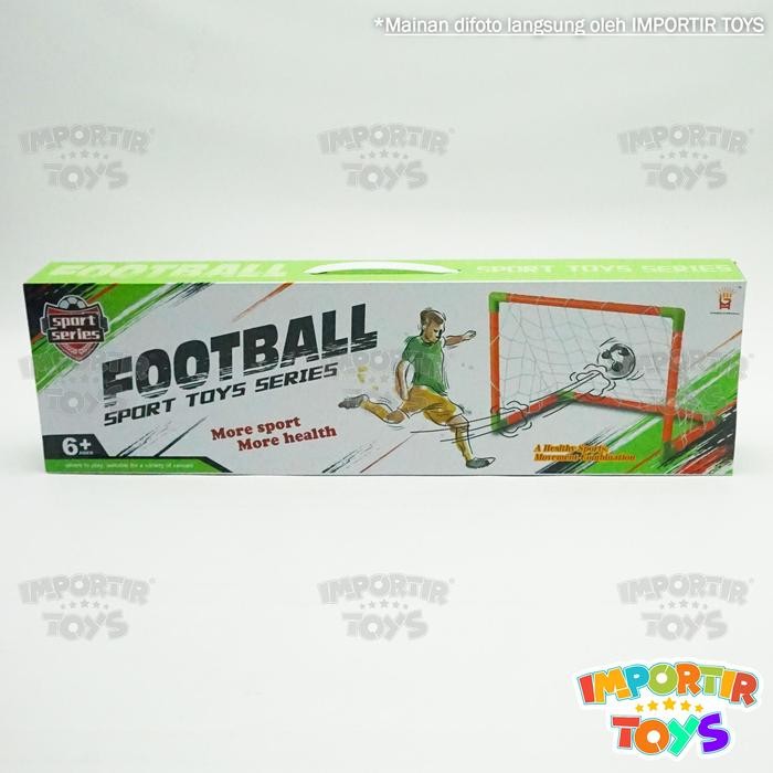 Gawang Sepak Bola Lengkap Dengan Bola Dan Kartu Untuk Olahraga Anak
