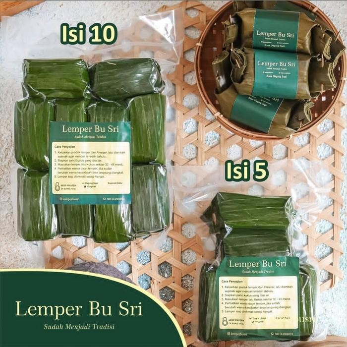 

Lemper Bu sri FROZEN VACUM isi 10 oleh oleh khas jogja