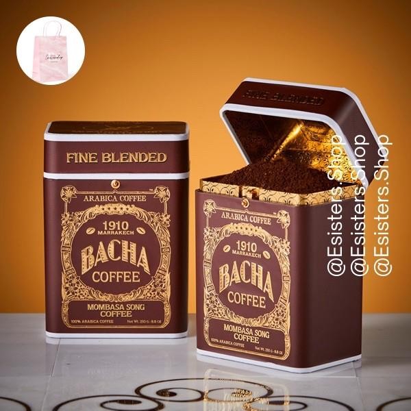 

Bacha Coffee 1910 Marrakech 100% Arabica Coffee Ground Beans Whole Beans Kopi Giling Kopi Biji Bacha