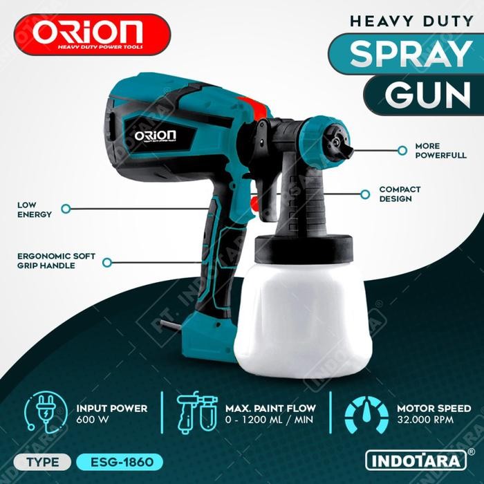 Electric Spray Gun Orion Esg-1860 Spray Painter 600W