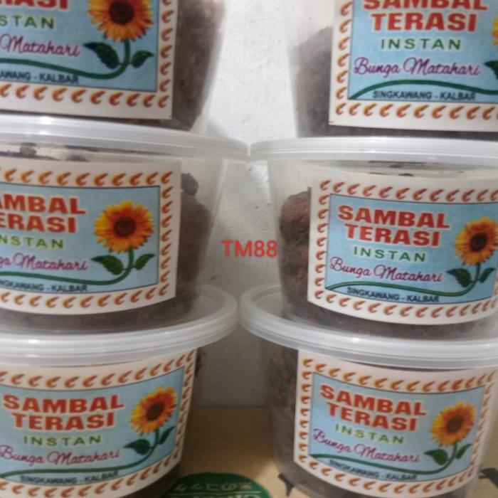 

SAMBAL TERASI INSTAN CAP BUNGA MATAHARI KHAS SINGKAWANG 150 GRAM