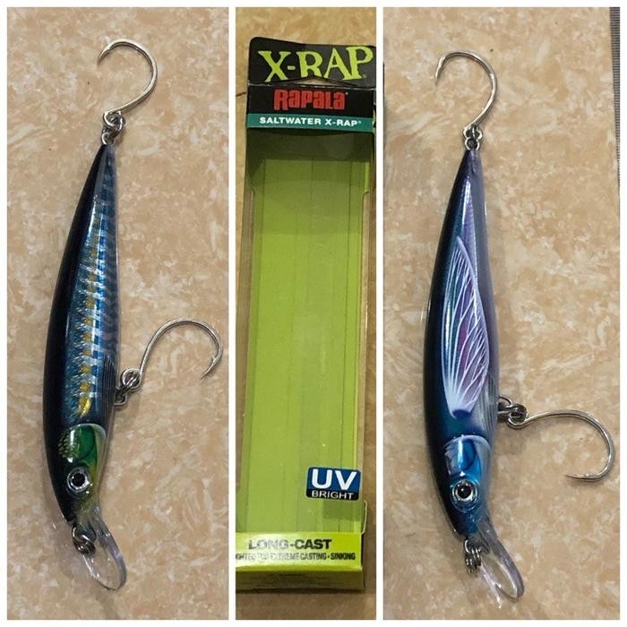 Umpan Pancing Minnow 36gr / 54gr Long Cast Rapala X-Rap UV Braight
